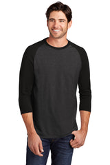 District   Perfect Tri  3/4-Sleeve Raglan. DM136