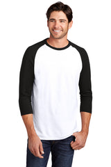 District   Perfect Tri  3/4-Sleeve Raglan. DM136