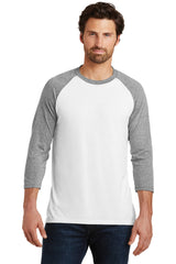 District   Perfect Tri  3/4-Sleeve Raglan. DM136