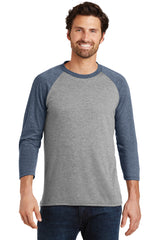District   Perfect Tri  3/4-Sleeve Raglan. DM136