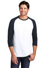 District   Perfect Tri  3/4-Sleeve Raglan. DM136