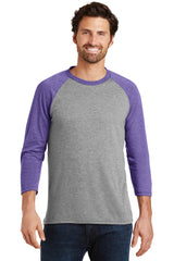 District   Perfect Tri  3/4-Sleeve Raglan. DM136