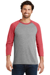 District   Perfect Tri  3/4-Sleeve Raglan. DM136