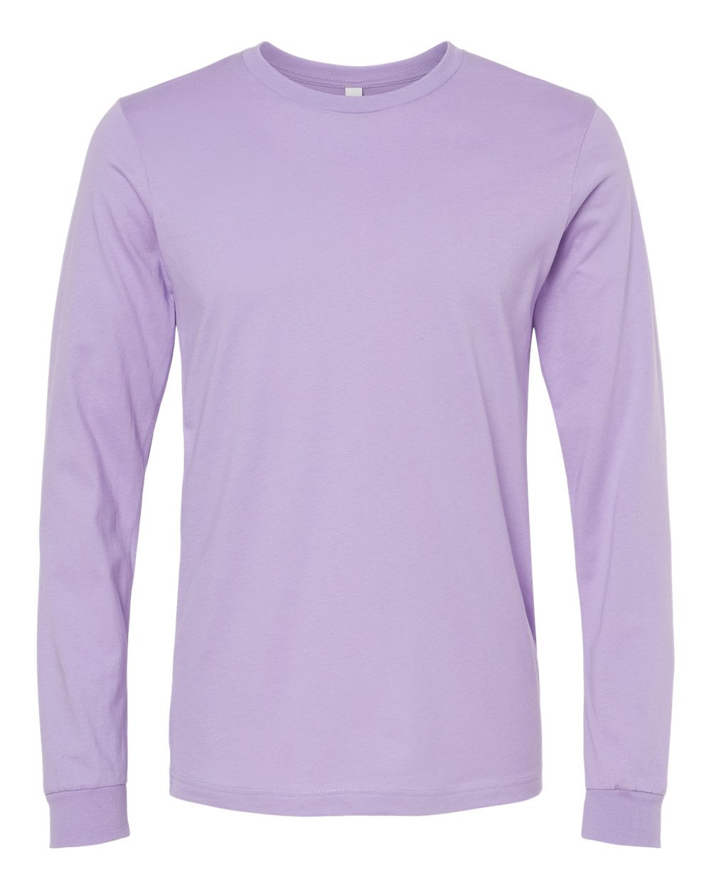 BELLA+CANVAS 3501 Jersey Long Sleeve T-Shirt in Dark Lavender