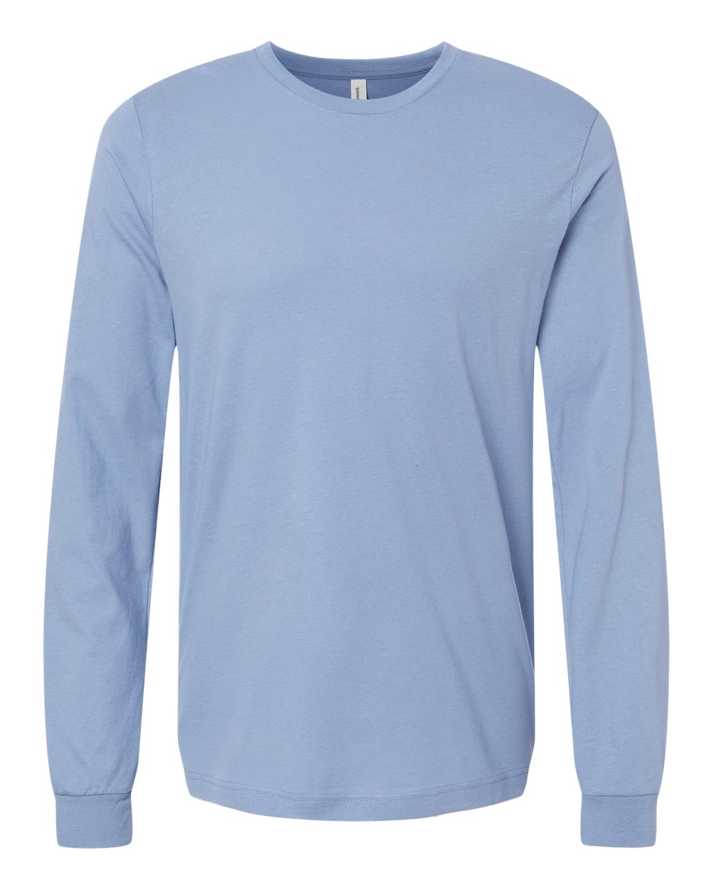 BELLA+CANVAS 3501 Jersey Long Sleeve T-Shirt in Lavender Blue