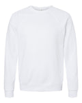BELLA+CANVAS Sponge Fleece Raglan Crewneck 3901 in White