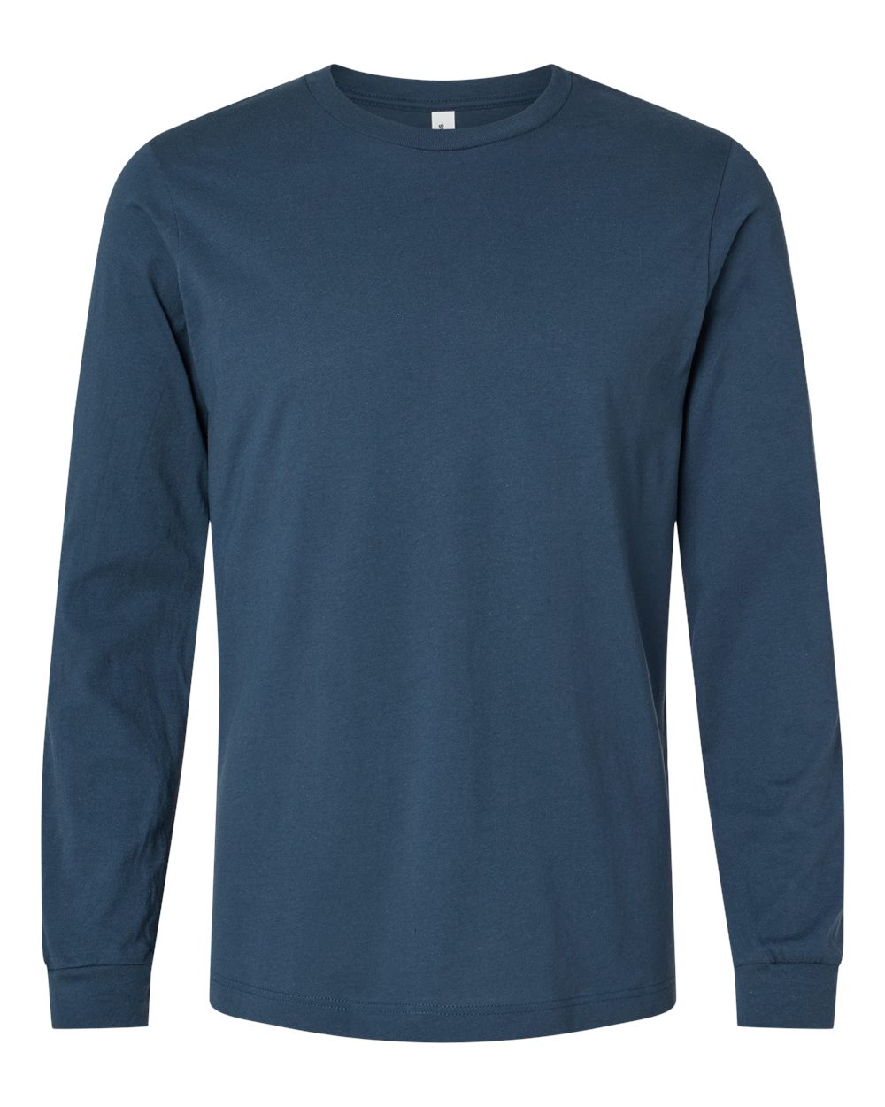 BELLA+CANVAS 3501 Jersey Long Sleeve T-Shirt in Vintage Navy