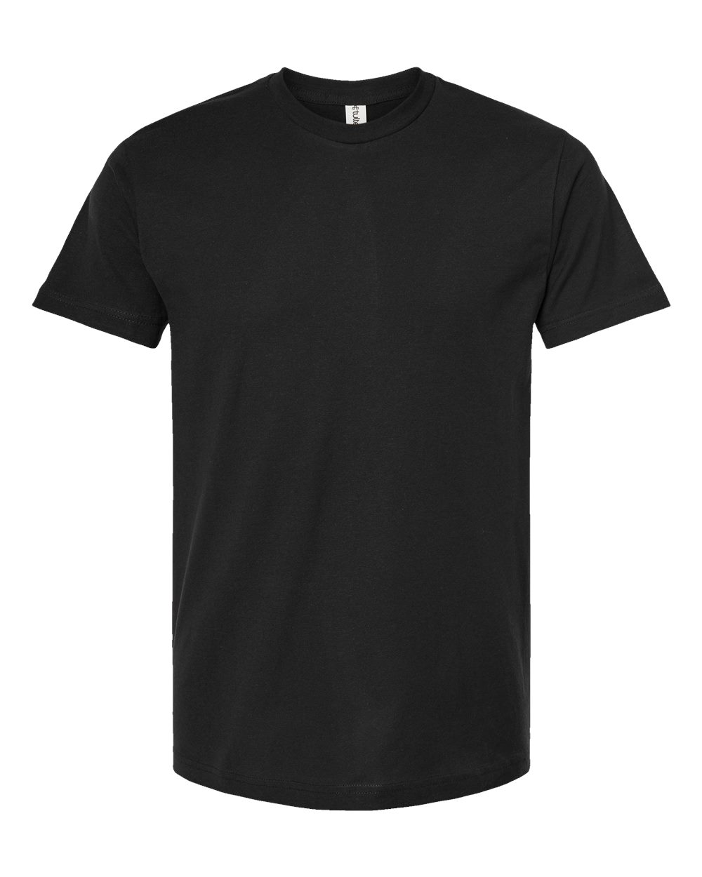 Tultex 202 Fine Jersey T-Shirt in Black