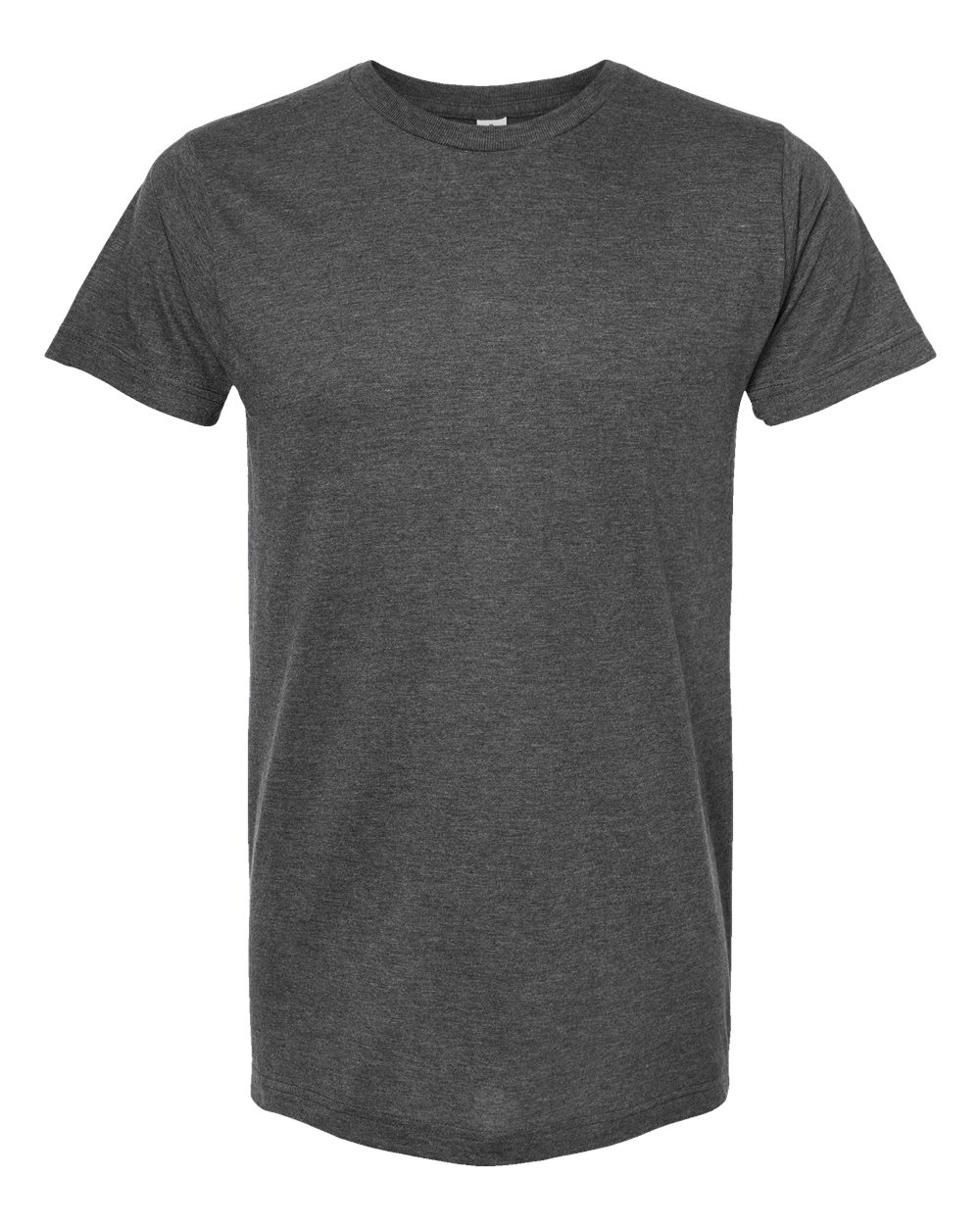 Tultex 202 Fine Jersey T-Shirt in Heather Charcoal