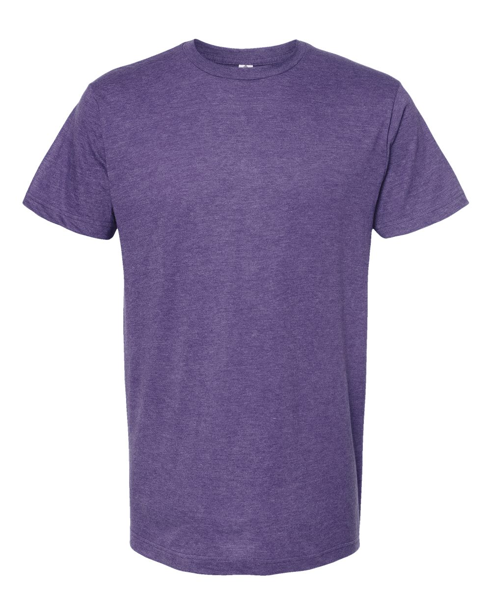 Tultex 202 Fine Jersey T-Shirt in Heather Purple