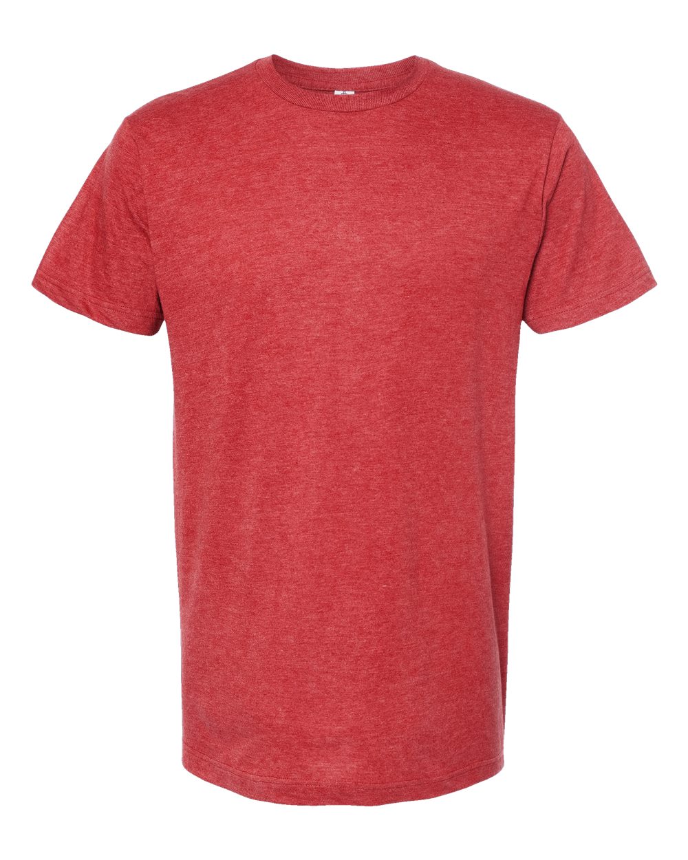 Tultex 202 Fine Jersey T-Shirt in Heather Red