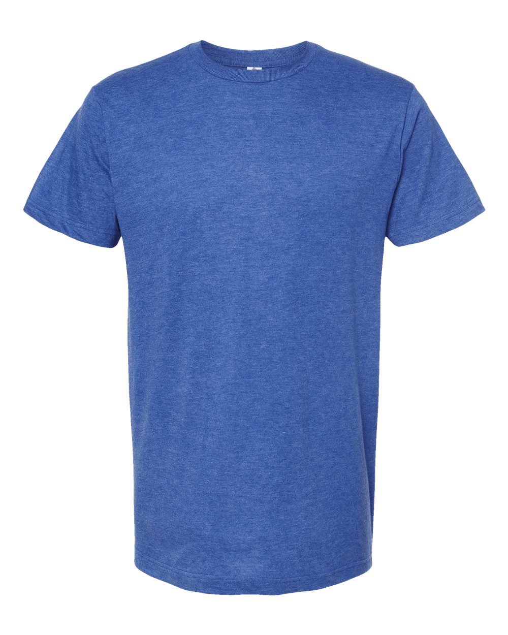 Tultex 202 Fine Jersey T-Shirt in Heather Royal