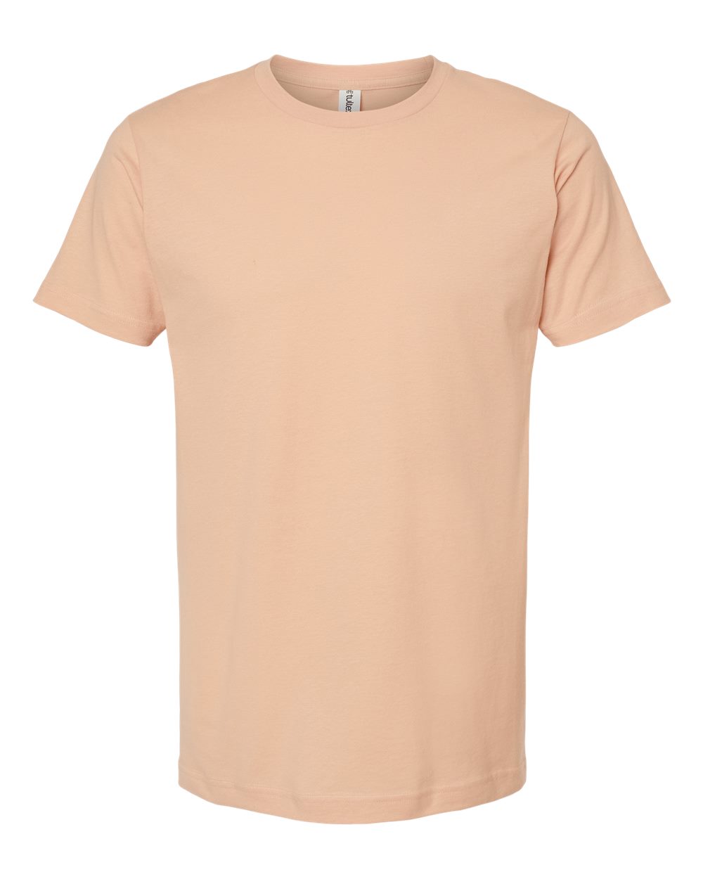 Tultex 202 Fine Jersey T-Shirt in Peach