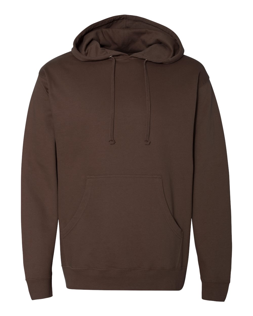 Independent Trading Co. Midweight Hooded Sweatshirt SS4500 in Brown