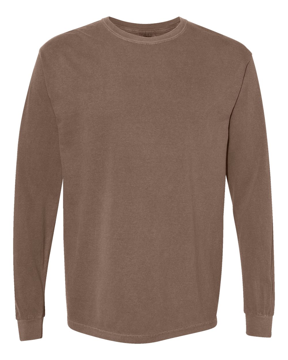 Comfort Colors 6014 Garment-Dyed Long Sleeve T-Shirt in Espresso