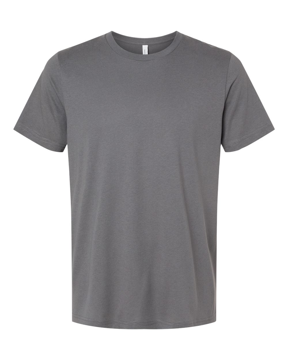 BELLA+CANVAS 3001CVC Heather T-Shirt in Solid Asphalt Blend