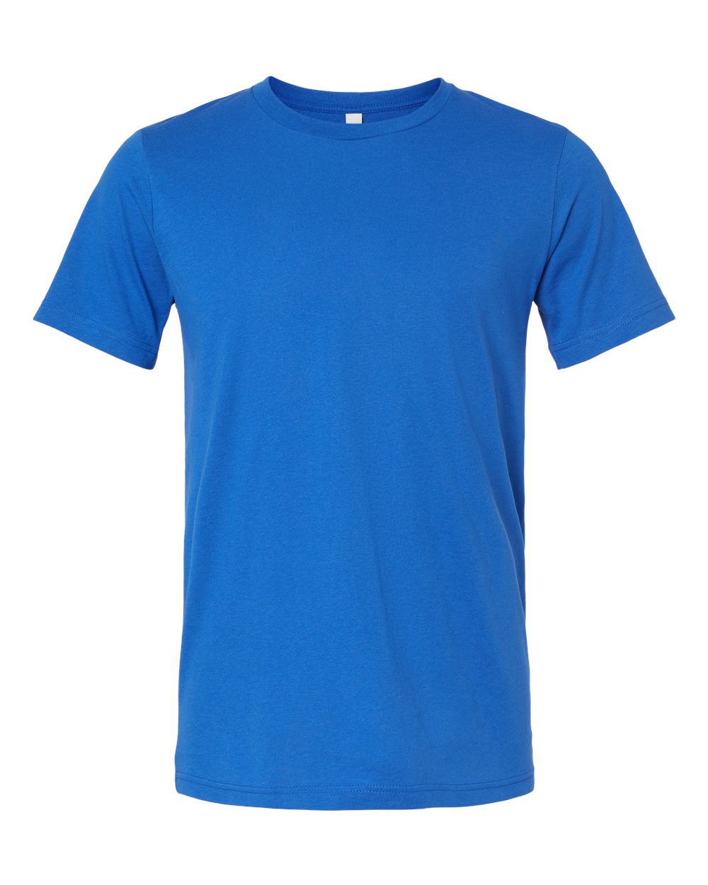BELLA+CANVAS 3001CVC Heather T-Shirt in Solid True Royal Blend