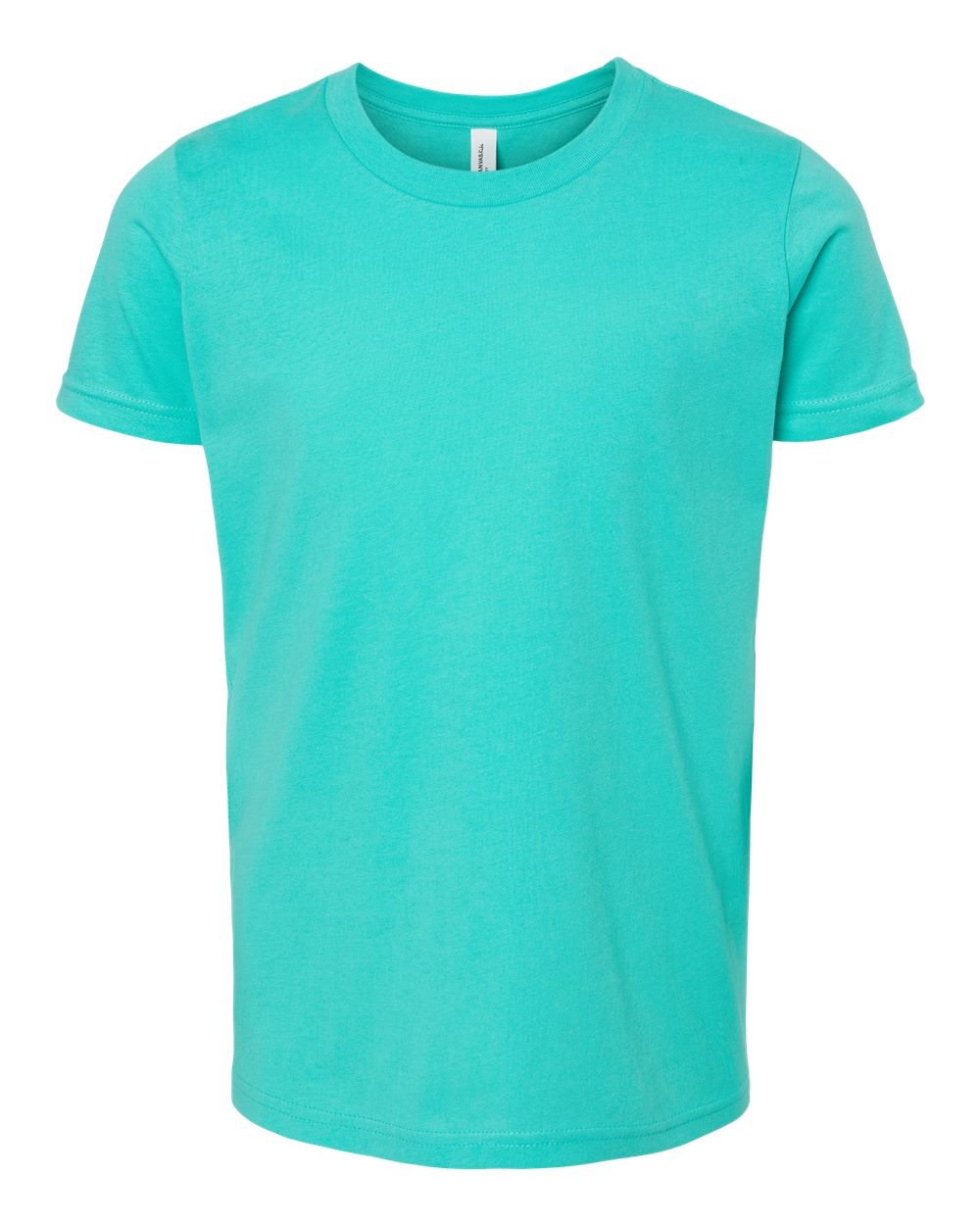 BELLA+CANVAS 3001Y Youth Jersey T-Shirt in Teal