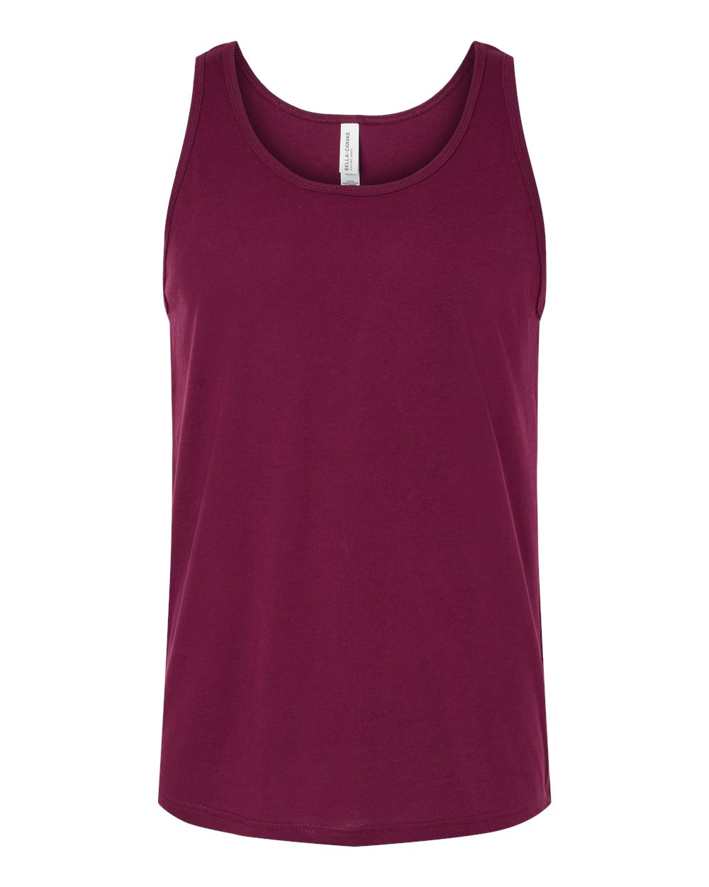 BELLA+CANVAS 3480 Unisex Jersey Tank in Maroon