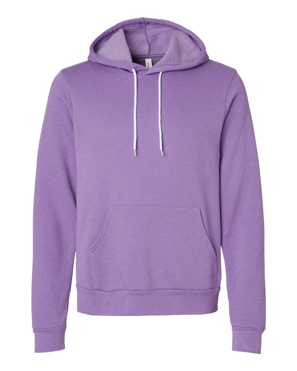 BELLA+CANVAS Sponge Fleece Pullover Hoodie 3719 in Heather Team Purple