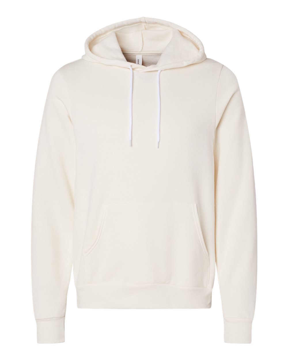 BELLA+CANVAS Sponge Fleece Pullover Hoodie 3719 in Natural