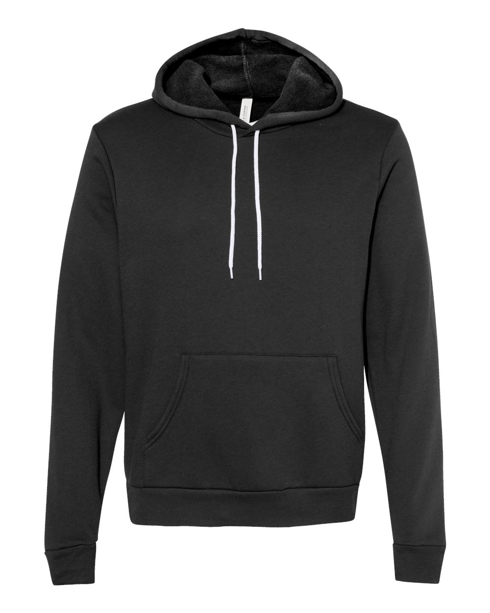 BELLA+CANVAS Sponge Fleece Pullover Hoodie 3719 in Vintage Black