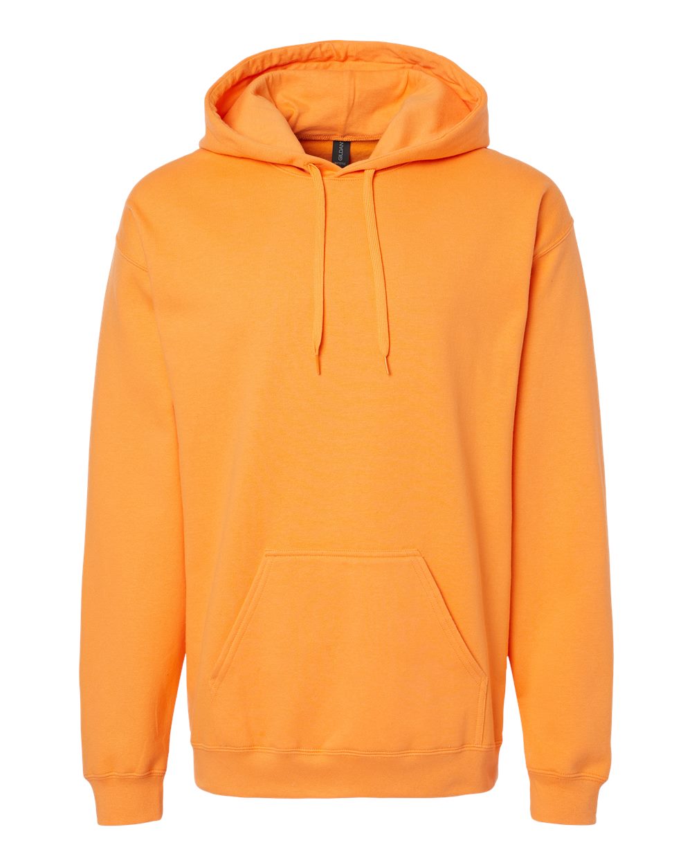 Gildan Softstyle Midweight Hooded Sweatshirt SF500 in Tangerine