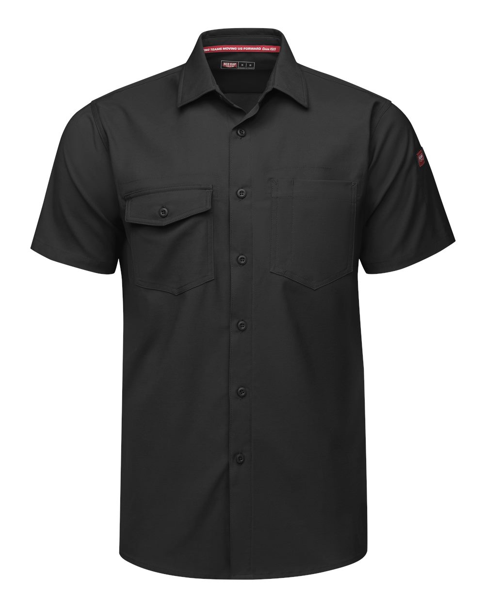 Red Kap TSM2T Tall Cooling Work Shirt - Black
