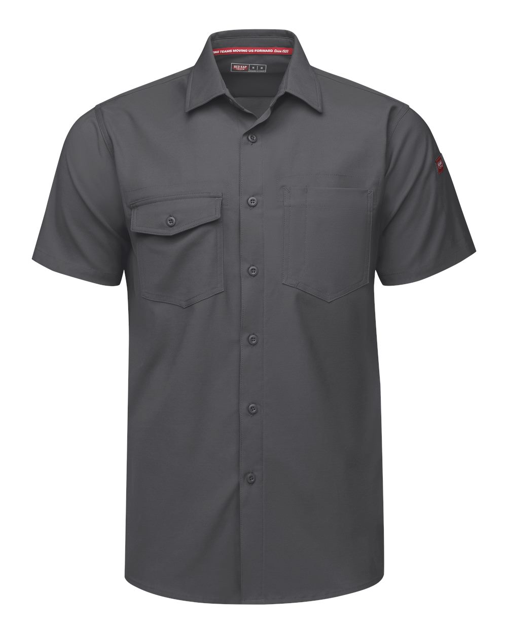 Red Kap TSM2T Tall Cooling Work Shirt - Carbon