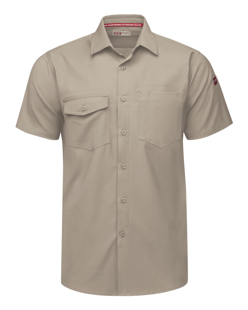 Red Kap TSM2T Tall Cooling Work Shirt - Sand