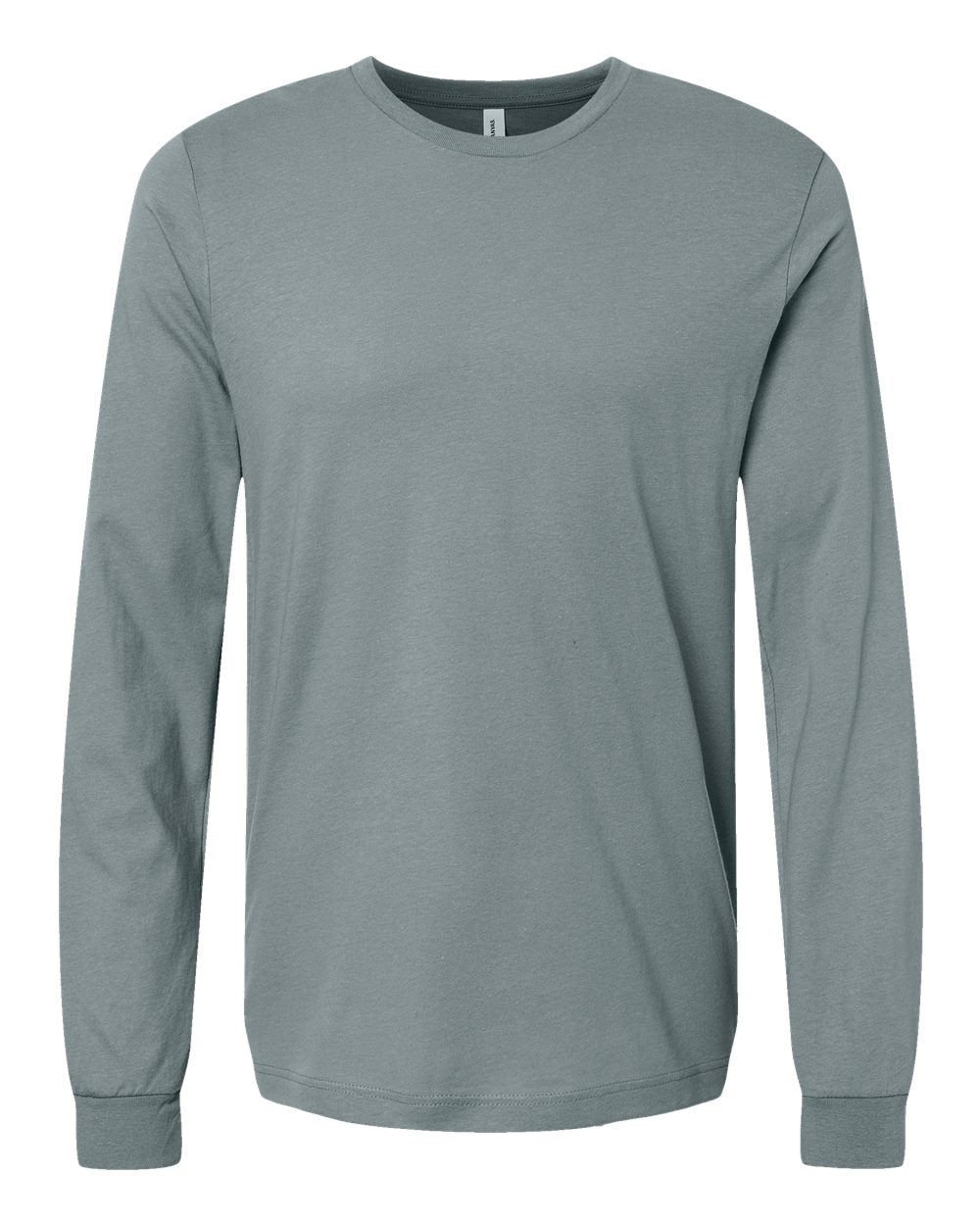 BELLA+CANVAS 3501 Jersey Long Sleeve T-Shirt in Blue Storm