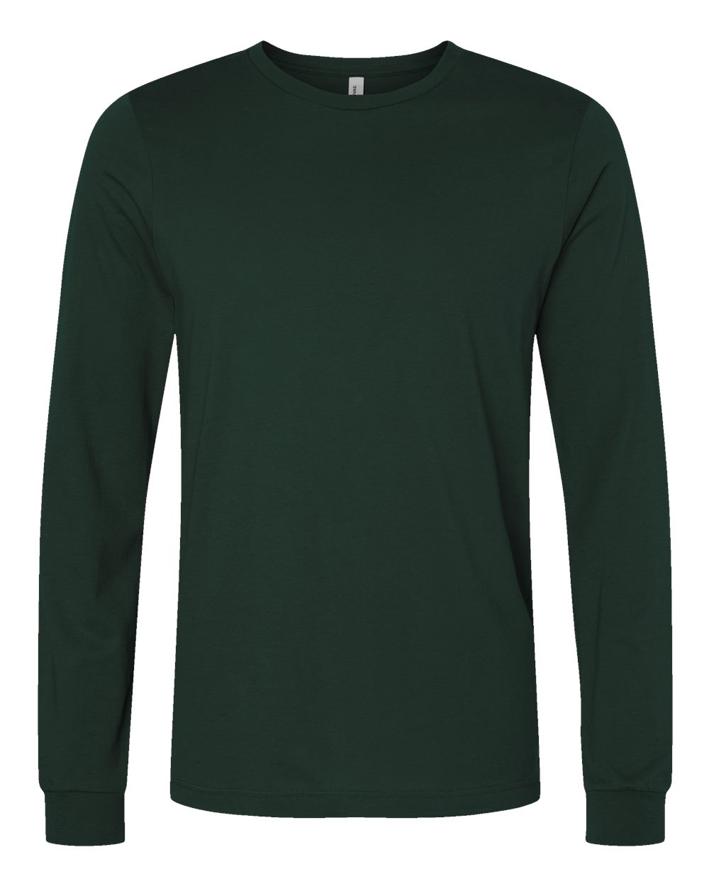 BELLA+CANVAS 3501 Jersey Long Sleeve T-Shirt in Forest