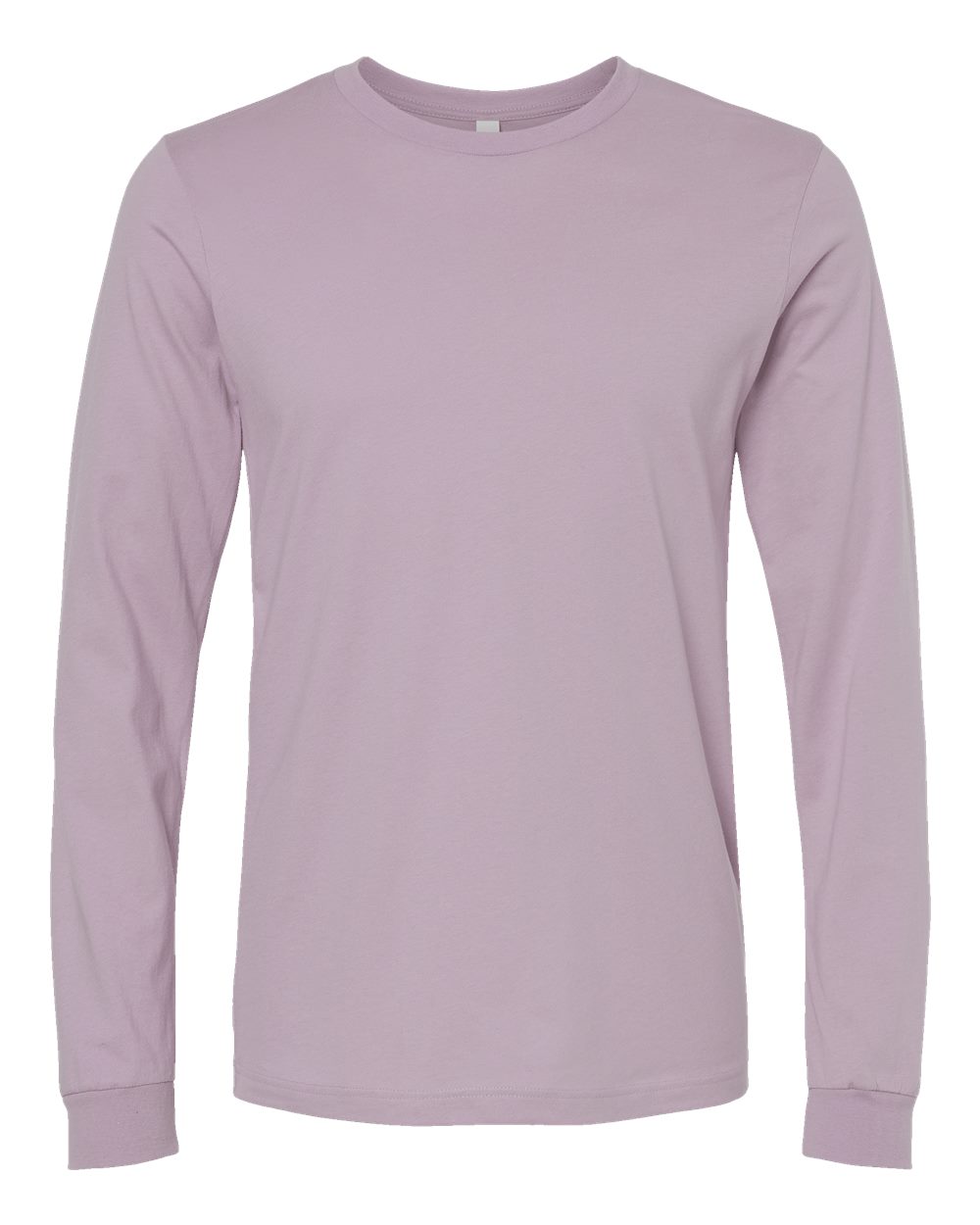BELLA+CANVAS 3501 Jersey Long Sleeve T-Shirt in Light Violet