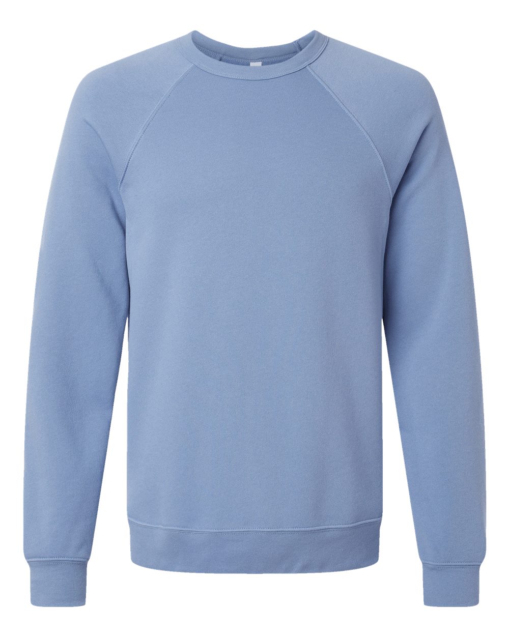 BELLA+CANVAS Sponge Fleece Raglan Crewneck 3901 in Lavender Blue