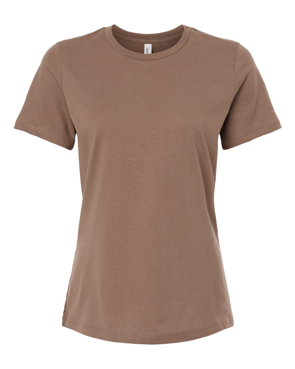 BELLA+CANVAS 6400 Women's Relaxed Jersey T-Shirt in Vintage Brown
