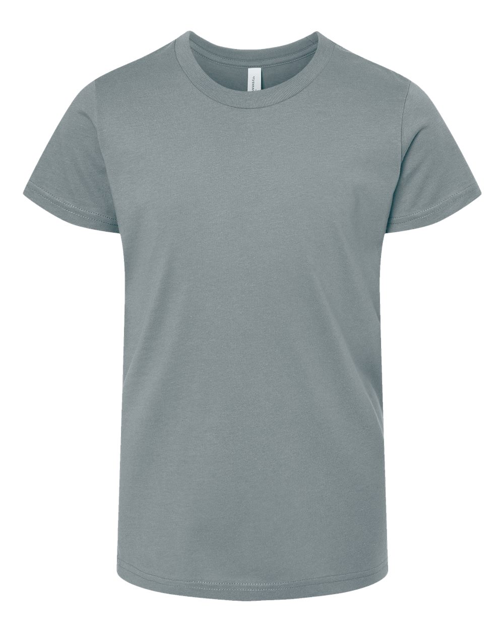 BELLA+CANVAS 3001Y Youth Jersey T-Shirt in Blue Storm