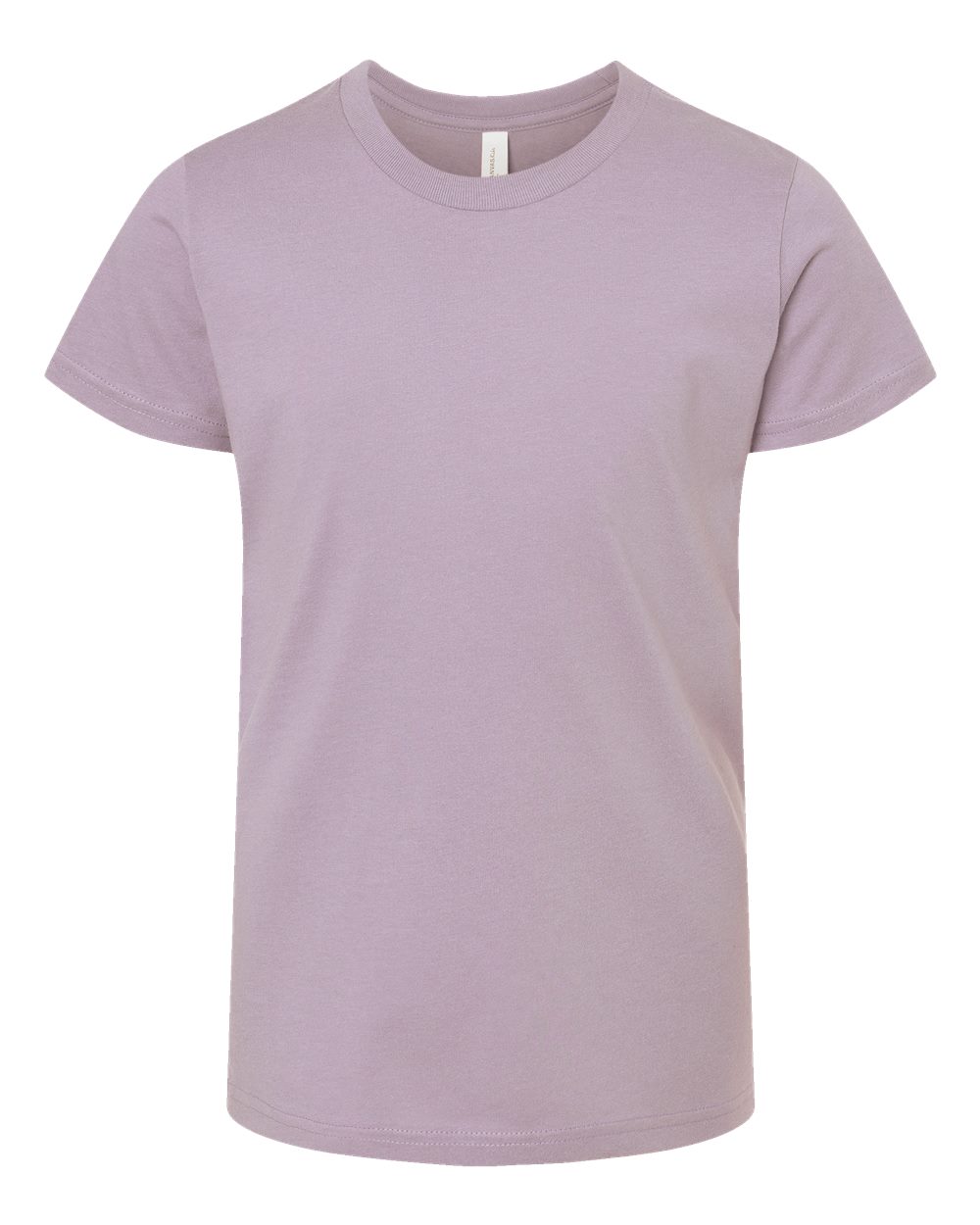 BELLA+CANVAS 3001Y Youth Jersey T-Shirt in Light Violet