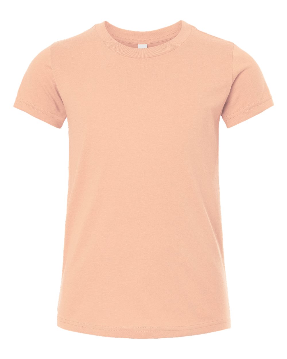 BELLA+CANVAS 3001Y Youth Jersey T-Shirt in Peach