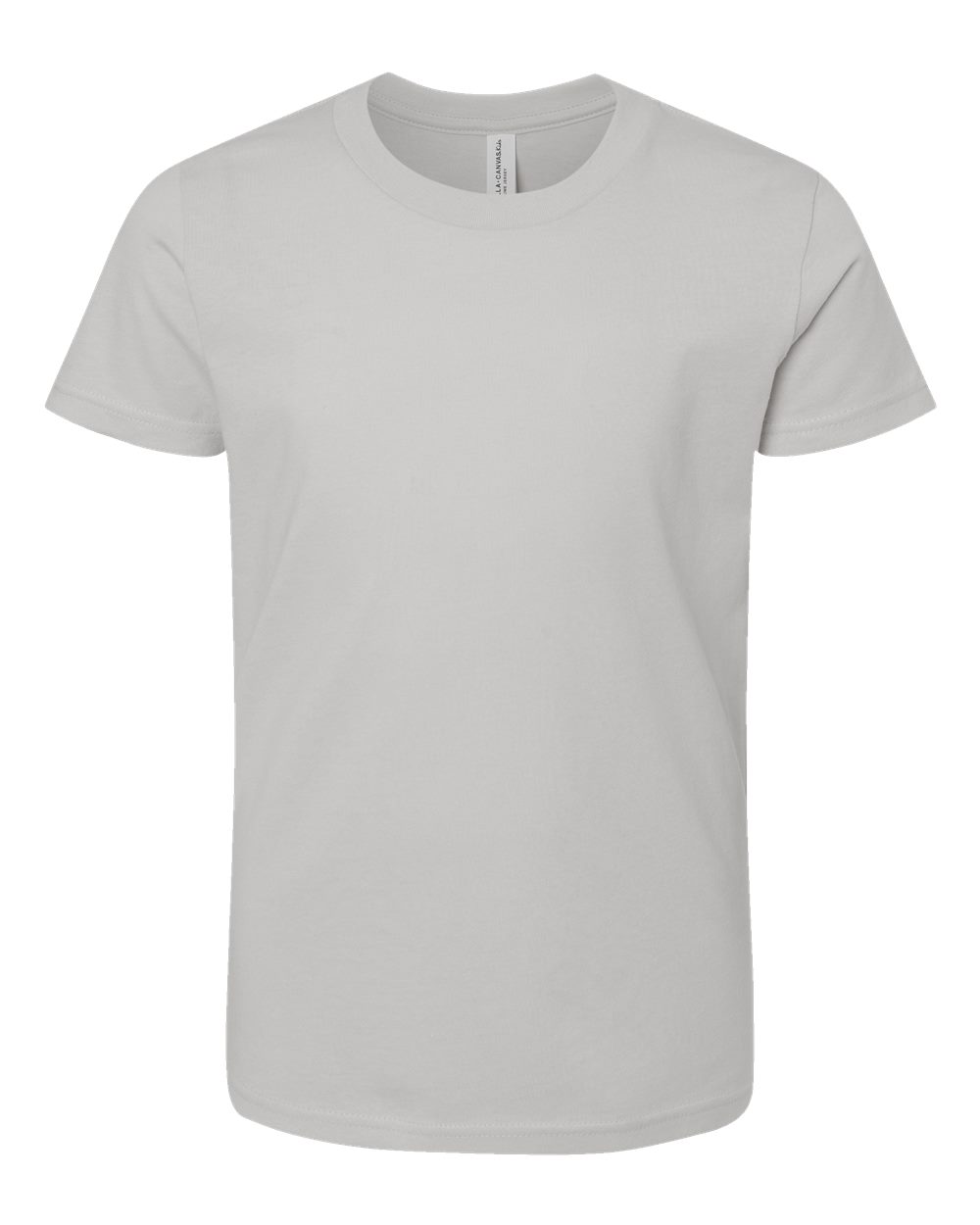 BELLA+CANVAS 3001Y Youth Jersey T-Shirt in Solid Athletic Grey