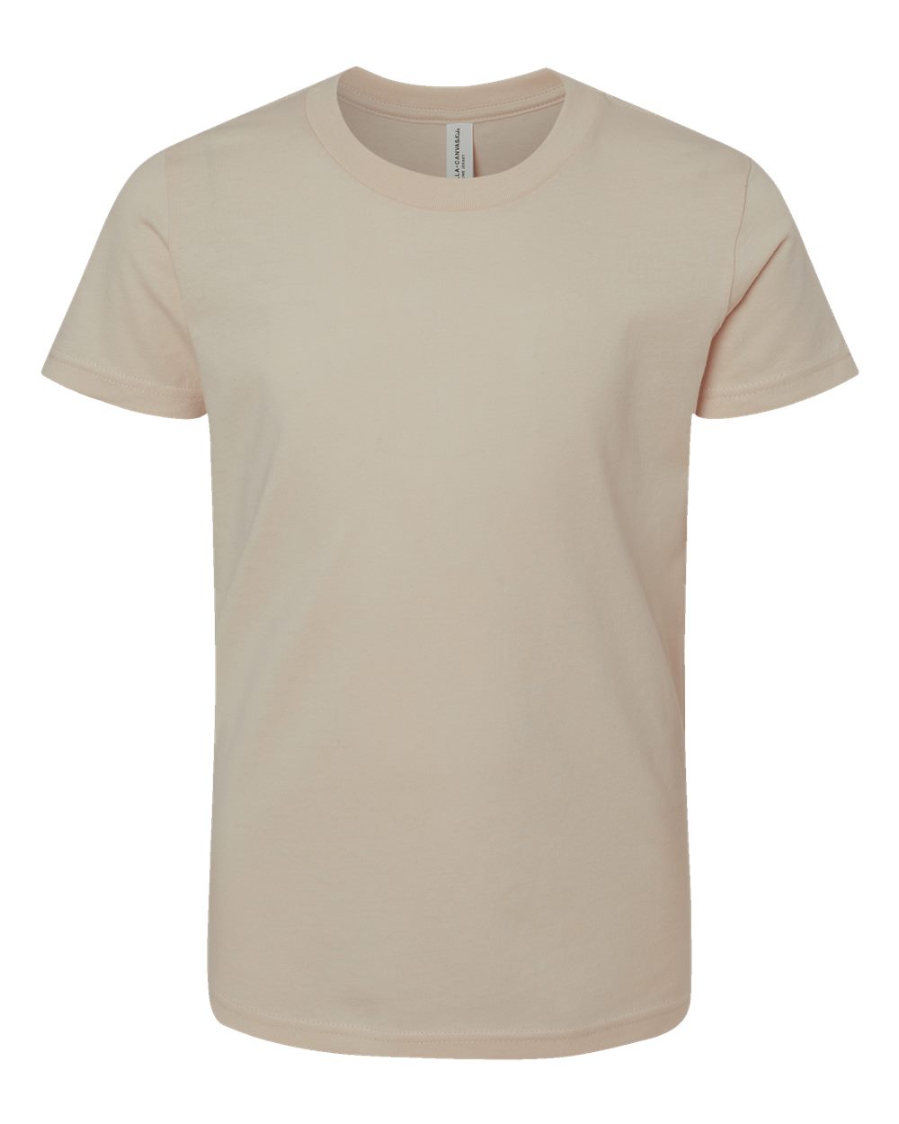 BELLA+CANVAS 3001Y Youth Jersey T-Shirt in Tan
