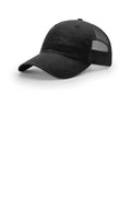 Richardson Garment Washed Trucker 111 - Black