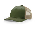 Richardson Five-Panel Trucker 112FP - Army Olive/Tan