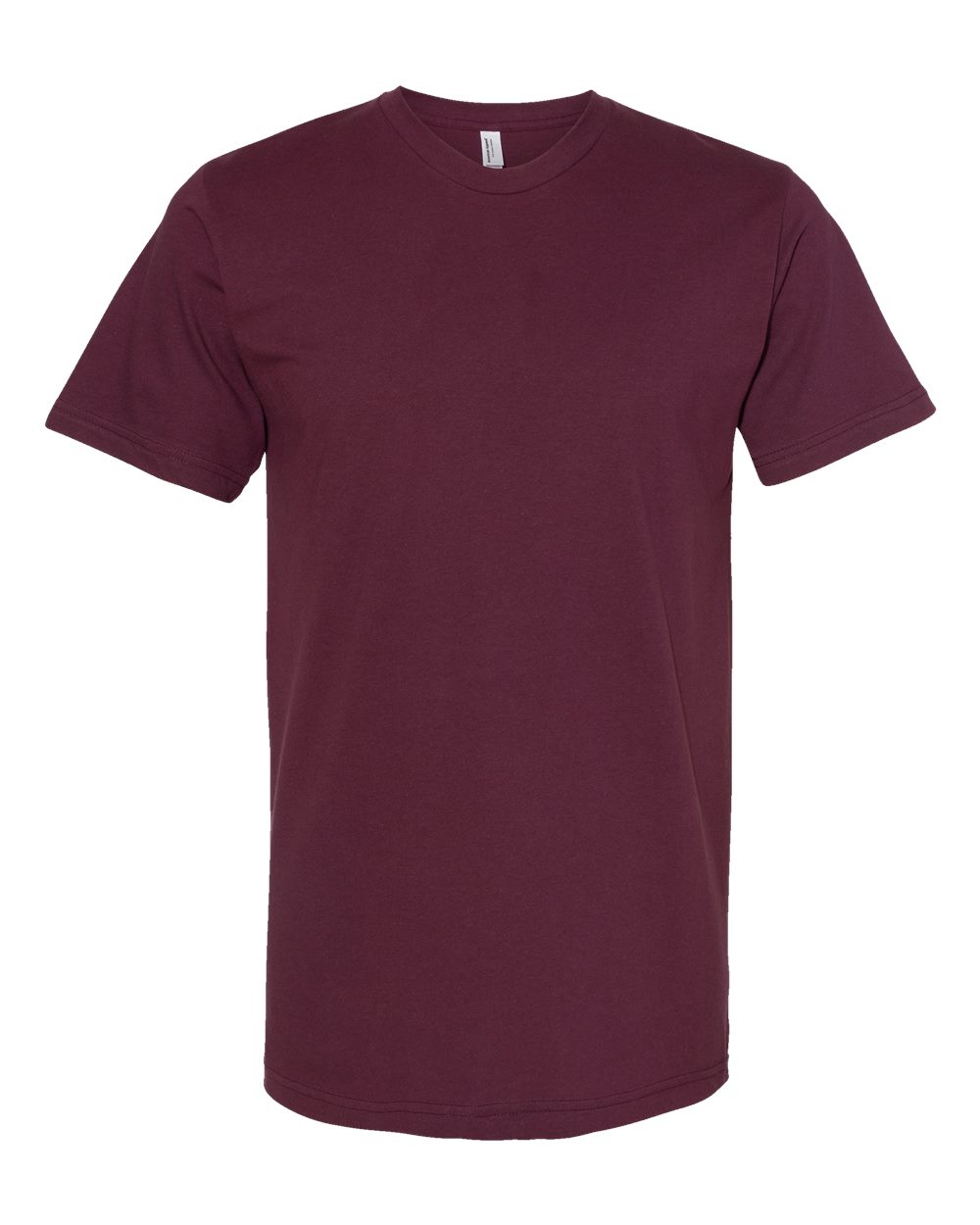 American Apparel 2001 Fine Jersey T-Shirt in Burgundy