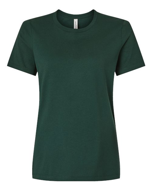 BELLA+CANVAS 6400 Women's Relaxed Jersey T-Shirt in Forest