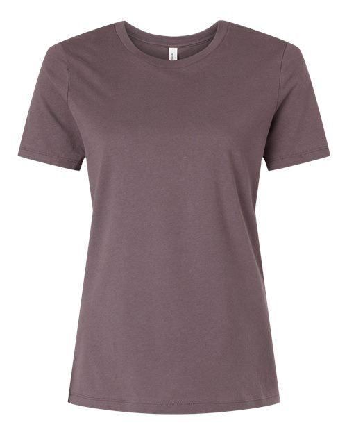 BELLA+CANVAS 6400 Women's Relaxed Jersey T-Shirt in Purple Storm