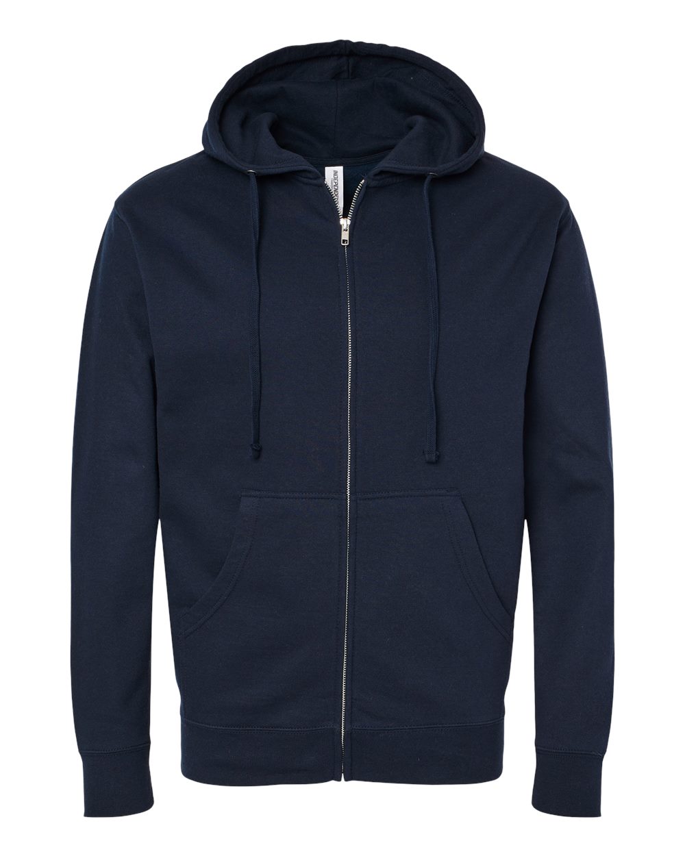 Independent Trading Co. Midweight Full-Zip Hooded Sweatshirt SS4500Z in Classic Navy