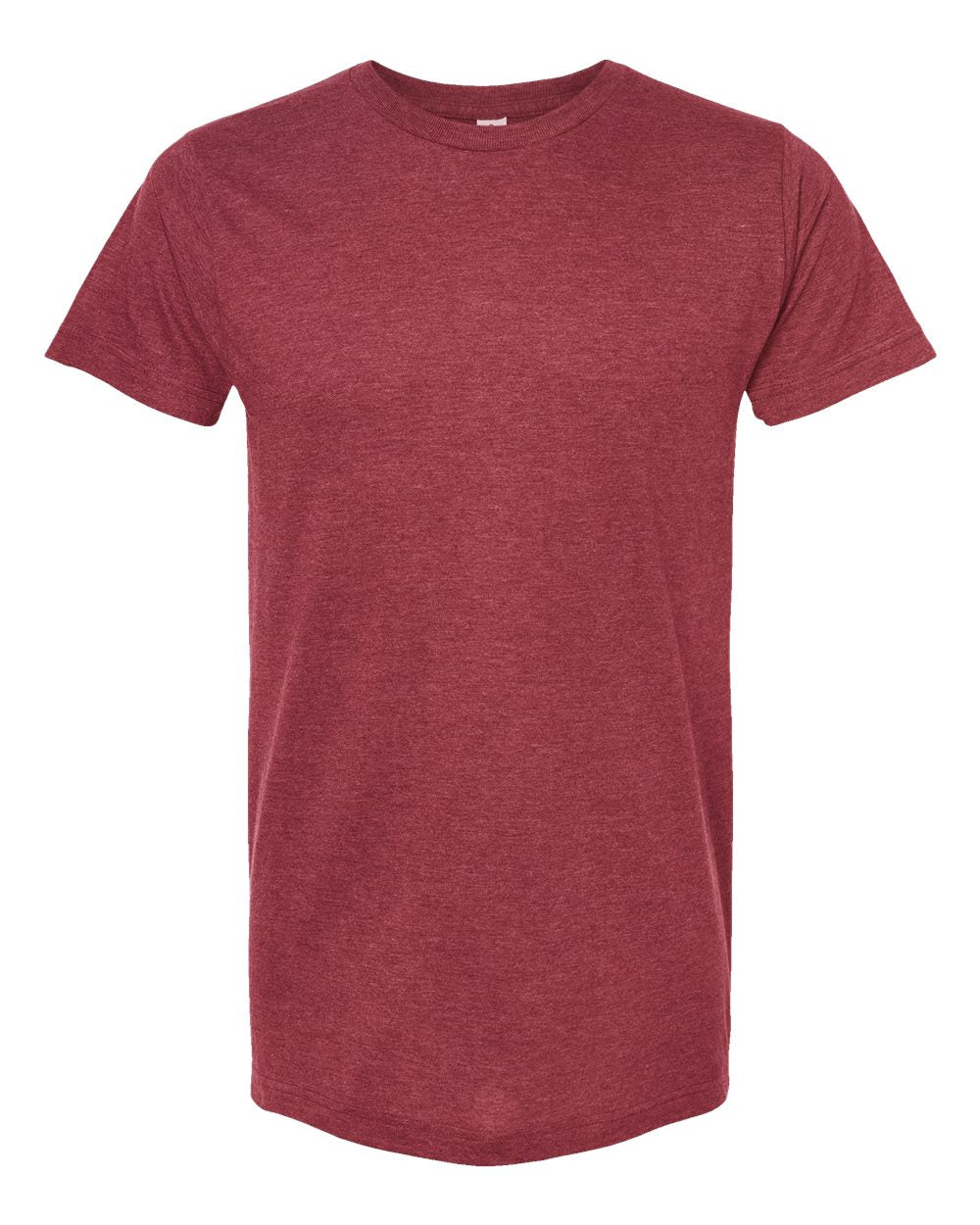 Tultex 202 Fine Jersey T-Shirt in Heather Cardinal