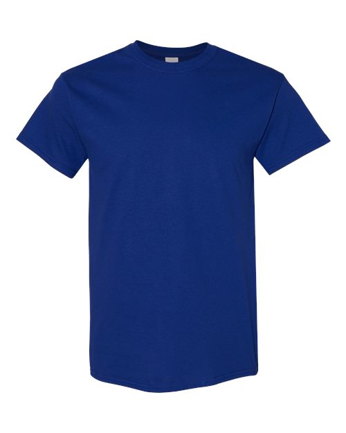 Gildan 5000 Heavy Cotton T-Shirt in Fan Deep Royal