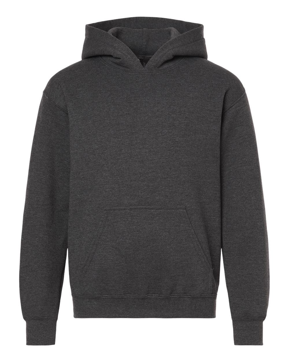 Gildan Youth Heavy Blend Hooded Sweatshirt 18500B in Fan Charcoal Heather