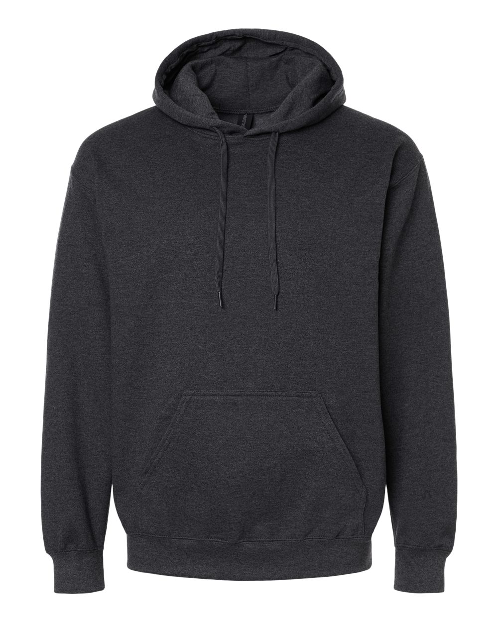 Gildan Softstyle Midweight Hooded Sweatshirt SF500 in Heather Black